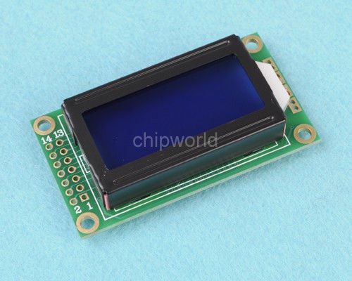 Blue LCD0802 Character Display Module 5V 0802 for Arduino Mega UNO NEW