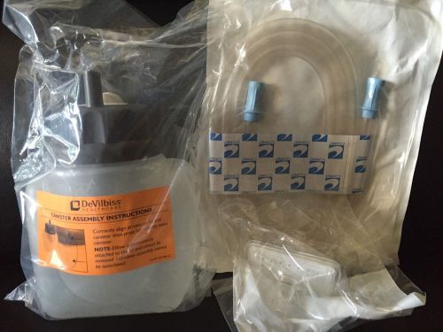 DeVilbiss Healthcare Suction Canister Package Kit (lot Of 2)