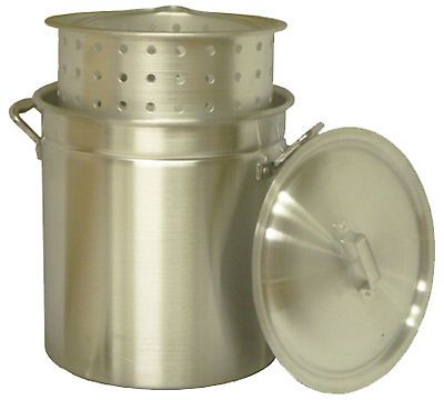 Metal fusion - steamer pot with basket, aluminum, 42-qt. for sale