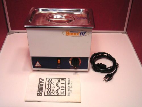 SONIX IV SS SERIES (SS117H) MEDICAL / DENTAL TABLETOP ULTRASONIC CLEANER