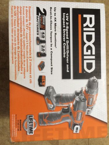 RIDGID 12V Drill/ Impact Driver Combo
