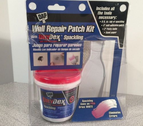 NEW Dap Wall Repair Patch Kit with DryDex Spackling Kit  (10)