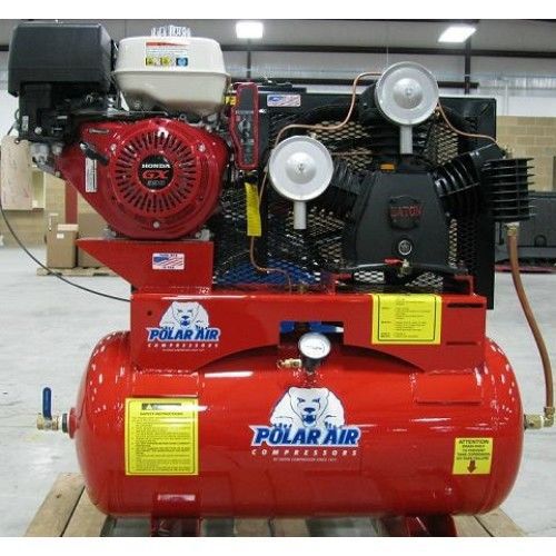 13 hp 30 gallon gas air compressor by eaton for sale