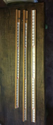 David white 9&#039; Transit elevation measuring rod stick pole