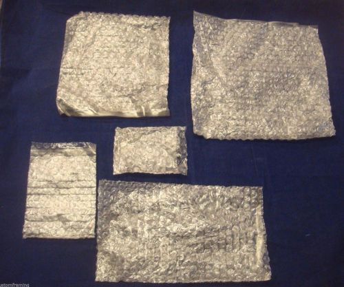100+ BUBBLE BAGS ASSORTED SIZES~3&#034; X 4&#034; TO 8 1/2&#034; X 9&#034;~ GREAT FOR JEWELRY~DISHES