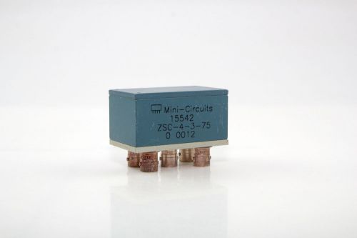 Mini Circuits Power Splitter/Combiner 4 Way 75? 0.25 to 250 MHz