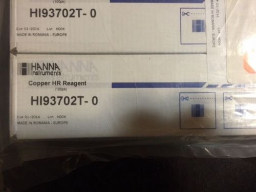 Hanna Instruments Chlorine UHR Reagents 100 tests HI95771-01 HI95771 HI 95771