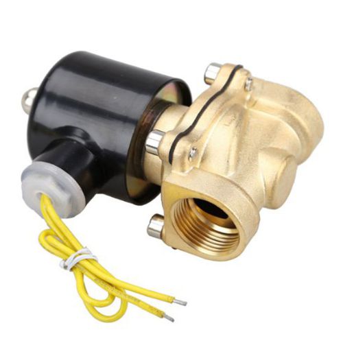 New 1&#034; DC12V Brass DN25 BSP Electrical Normally Closed Solenoid Valve
