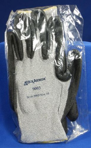 Hexarmor superfabric ansi f1790 level 5 safety gloves style 9003 x-large for sale