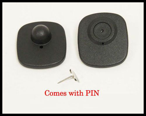 1,000 Mini Hard Security Tags with Pins PRE-OWNED