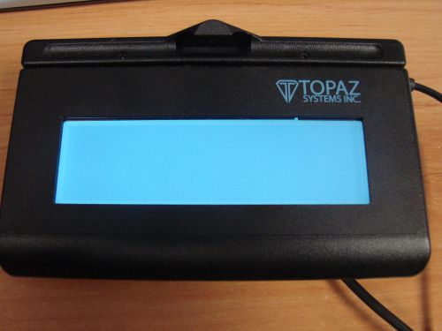Topaz Systems Inc Model T-LBK462-BSB-R Signature Gem Capture Pad. LCD Screen.