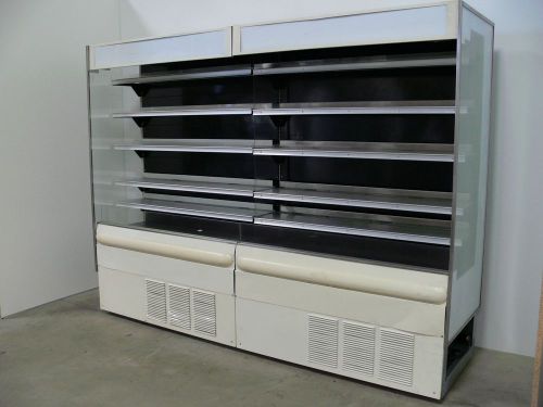 Hussmann DDSS-4 D/G &amp; DDSSLC04DG Open Front Refrigerator Cooler Merchandiser 8&#039;