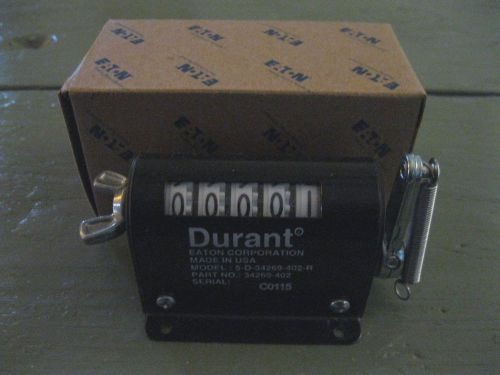 Durant Eaton 5-D-1-1-R Mechanical 5-Digit Counter NEW IN BOX!