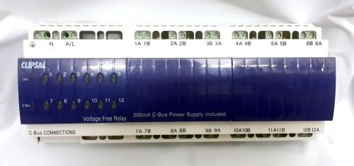 CLIPSAL C-Bus2 L5512RVF Series 12 Channel Voltage Free Relay *Free shipping*