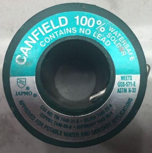 1lb Canfield Lead Free Watersafe Solder