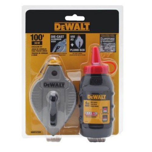 Dewalt dwht47255l aluminum reel with red chalk for sale