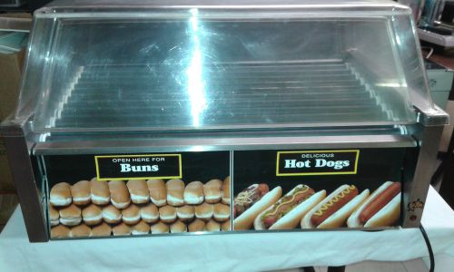 Star 50 hot dog and 48 bun roller grill with non-stick rollers 36&#034;w for sale