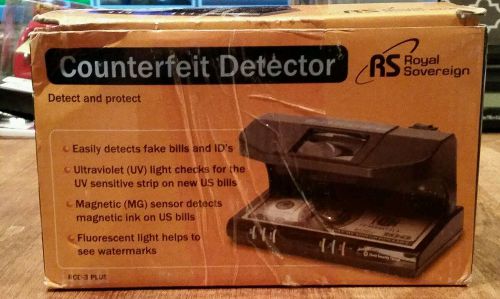 Royal Sovereign Counterfeit Detector For Money &amp; ID&#039;s RCD-3 PLUS