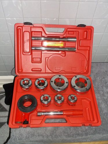 CENTRAL FORGE 10 PIECE PIPE THREADING KIT WITH 7 DIES
