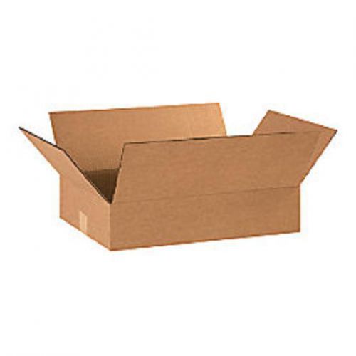 Corrugated cardboard flat shipping storage boxes 20&#034; x 12&#034; x 4&#034; (bundle of 25) for sale