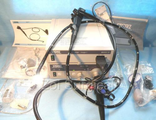 Storz video colonoscope system with image 1 processor &amp; xenon 100 light for sale