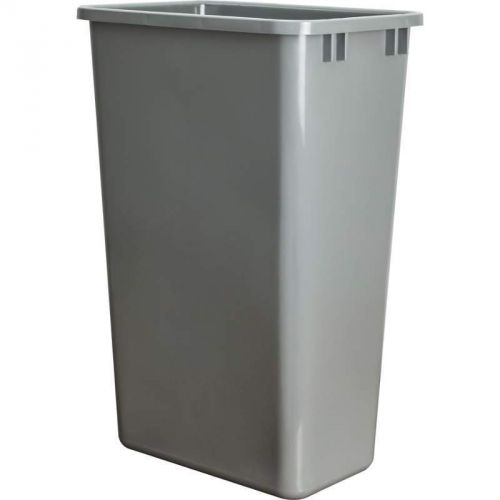 One - 50-Quart Polymer Waste Container - Hardware Resources #CAN-50GRY