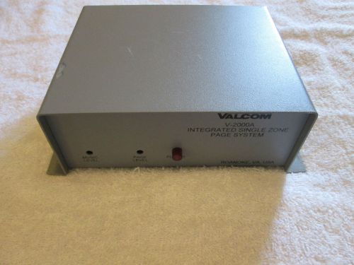 Valcom V-200A Intergrated Single Zone Page System