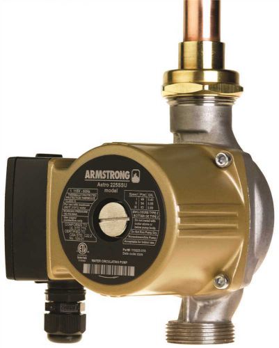Circulator pump 3 speed armstrong astro 225ssu 1/25 hp 110223-310 for sale