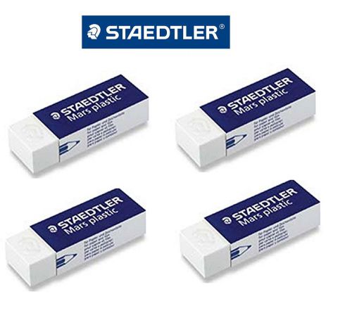 Staedtler ® mars plastic eraser white 526 50 (x4 pcs) for sale