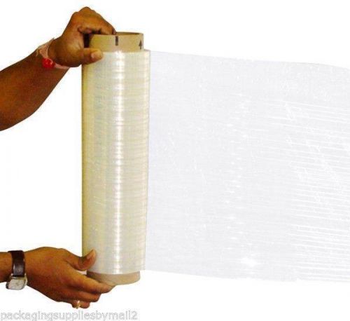 (40) Hand Wrap Down Gauge Stretch Plastic Shrink Film 16&#034; x 1500&#039; x 47 Ga 40 Rls