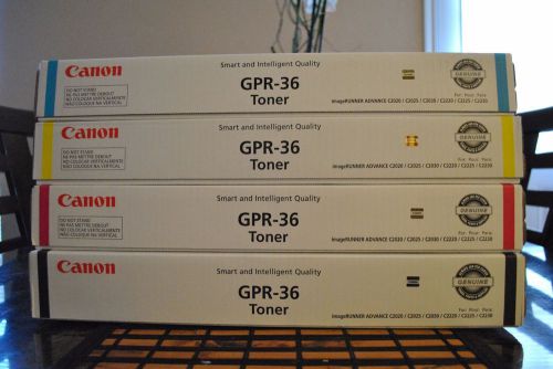 Canon GPR 36 Toner Full set 4 Colors