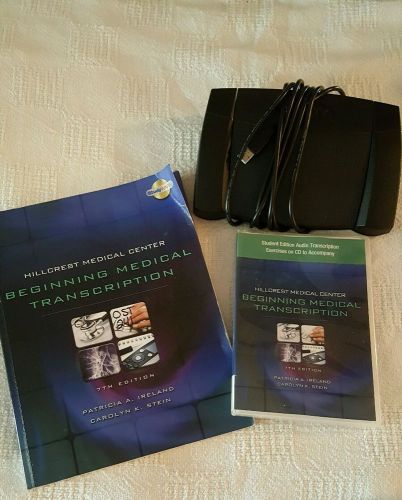 OST 241 Medical Transcription Book, Foot Petal, &amp; Software