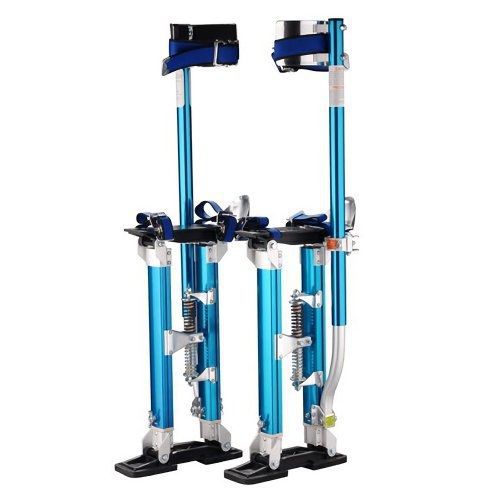 Pentagon tools 1121 drywall stilts 24&#034; to 40&#034; height, blue for sale