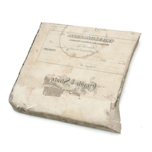 8&#034; x 8&#034; x 1&#034; Thick Lithographic Stone