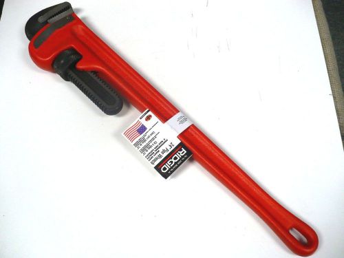 New Ridgid Straight Pipe Wrench 24&#034;- Cat. 31030- Free Shipping