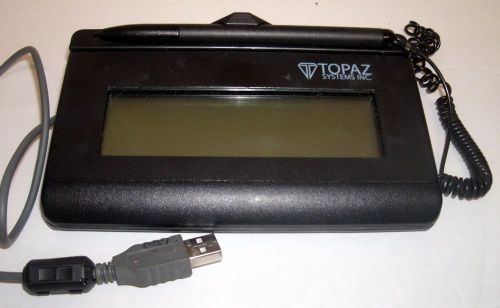 T-l460-hsb-r topaz siglite 1x5 lcd signature capture reader pad for sale