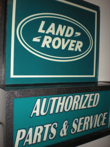 *** Land Range Rover Motors Auto Mechanic Garage Man Cave Lighted Sign