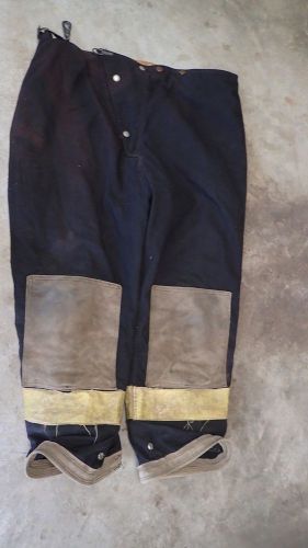 Cairns CB-1 Turn Out Gear Firefighter Pants USED 42 29 Black Yellow