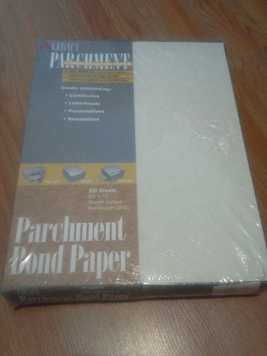 250 Ivory Parchment Paper Sheets 8.5X11  Heavywight 24 lb
