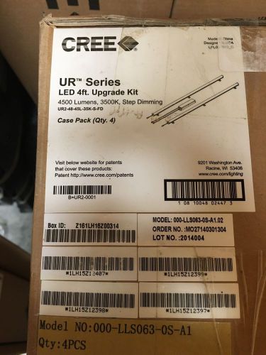 4 Pack of CREE UR2-48-45L-35K-S-FD LED Retrofit Kit,Troffer,2L, 48In,3500k