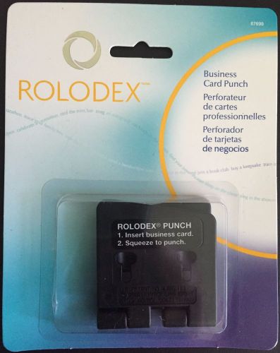 Rolodex Business Card Punch New in Package FREE USA Shipping with USPS Tracking