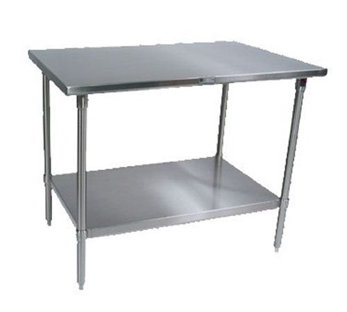 John Boos ST6-2430SSK Work Table - 30&#034; 30&#034;W x 24&#034;D stainless steel