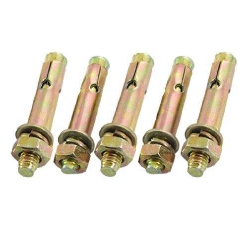 5 pcs m8 x 60mm hex nut sleeve expansion anchor screws for sale