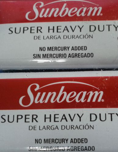 3 New D LARGE ROUND SUPER Heavy Duty Sunbeam Batteries weather radio home work
