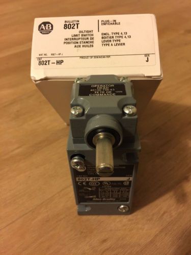 New Allen Bradley 802T HP Oiltight Limit switch series J