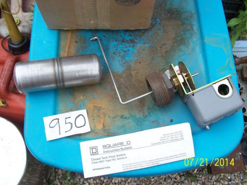 SQUARE D 9037HG32 CLOSED TANK FLOAT SWITCH