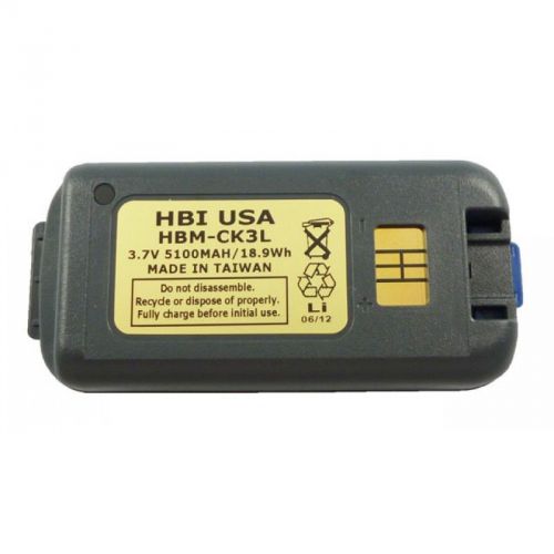 Battery for scanner intermec ck3 318-034-001 ab18 3.7v lithium ion 5,100 mah ea for sale