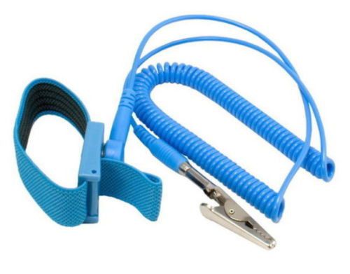 New anti static antistatic esd adjustable wrist strap band grounding for sale
