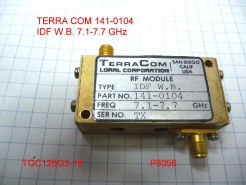TERRA COM 141-0104 IDF W.B. 7.1-7.7 GHz
