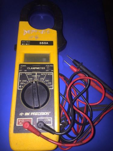 Bk Precision 350A Clampmeter With Leads Tested